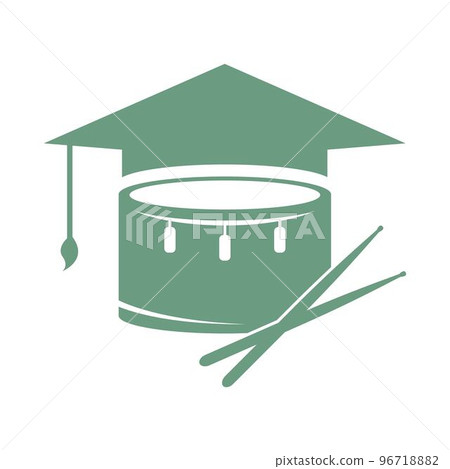 Drum flat design icon illustration Drum flat design icon illustration 96718882