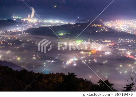 《Saitama Prefecture》 Chichibu・Fantastic sea of clouds night view 96719479