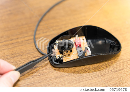 滾輪鼠標拆解清洗 96719678