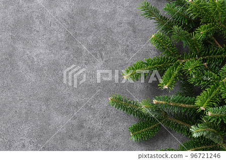 Christmas winter background fir branches 96721246
