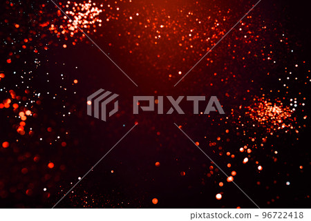 Red abstract bokeh on black background. Holiday concept Red abstract bokeh on black background. Holiday concept 96722418
