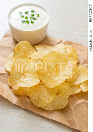 potato chips with sour cream potato chips with sour cream 96722507