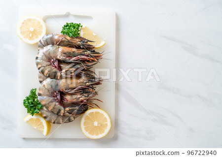 fresh tiger prawn or shrimp 96722940
