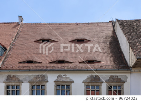 These Sibiu Eyes windows look unnervingly like real eyes, giving houses chilling, anthropomorphic gaze, they have become symbol of protest in Romania These Sibiu Eyes windows look unnervingly like real eyes, giving houses chilling, anthropomorphic gaze, they have become symbol of protest in Romania 96724022