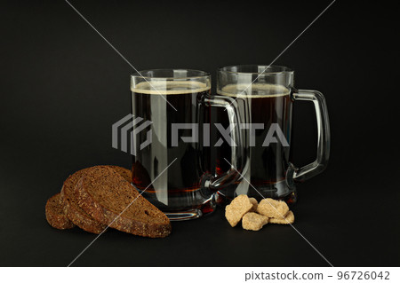 Concept of refreshing drink for summer - kvass Concept of refreshing drink for summer - kvass 96726042