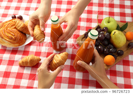 Concept of wonderful day out on picnic 96726723