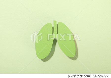 Concept of World lung day, lung problems and treatment Concept of World lung day, lung problems and treatment 96726927