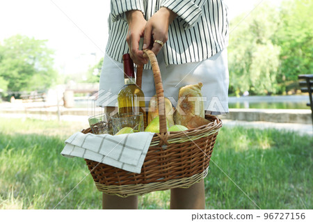 Concept of beautiful outdoor relax in summer time, picnic 96727156