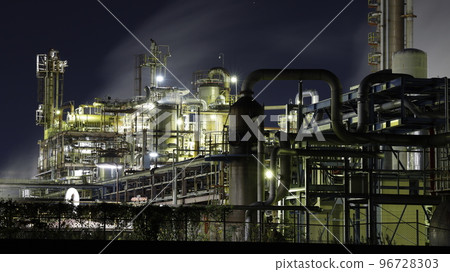 Factory night view seen from Aboshi Nagisa Park (Daicel Aboshi Factory) 96728303