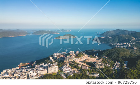 The Landscape of Tai Po Tsai Village with HKUST 11 May 2022 96729750