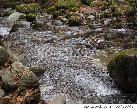 rocky river surface rocky river surface 96730345