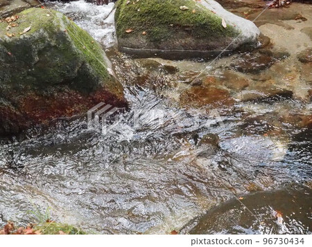 rocky river surface 96730434