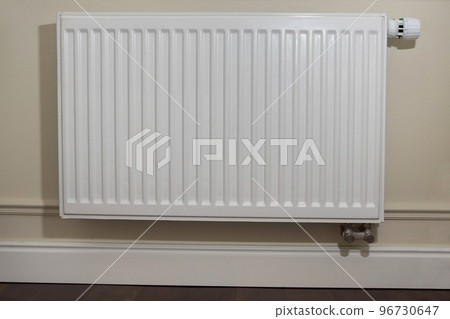 Heating Radiator, White radiator in an apartment 96730647