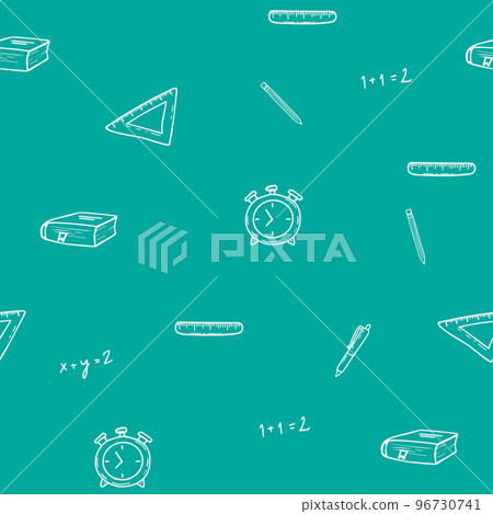 School, office seamless pattern for web pages, mobile applications 96730741