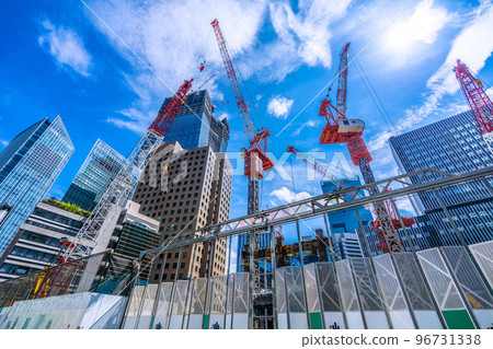 Tokyo cityscape in Japan I want Toranomon Hills station redevelopment etc. 96731338
