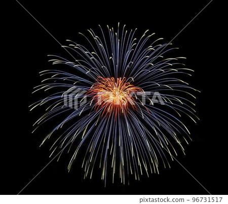 Real Fireworks display celebration, Colorful New Year Firework Real Fireworks display celebration, Colorful New Year Firework 96731517