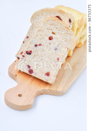 bread , whole wheat bread or loaf of bread and cranberry bread 96733375