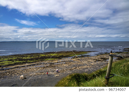 Storm beach by Carrowhubbuck North Carrownedin close to Inishcrone, Enniscrone in County Sligo, Ireland. Storm beach by Carrowhubbuck North Carrownedin close to Inishcrone, Enniscrone in County Sligo, Ireland. 96734007