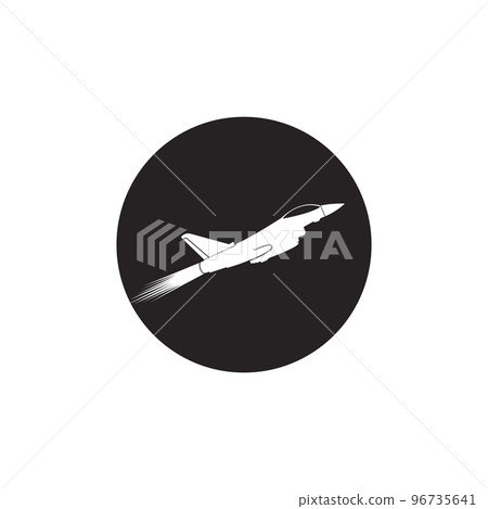 fighter jet icon 96735641