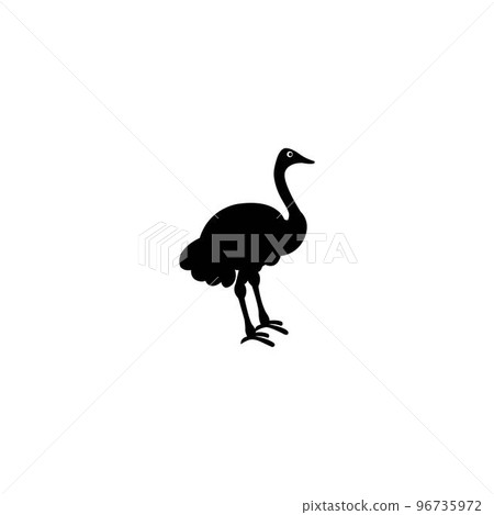 ostrich icon 96735972