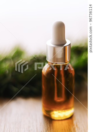 Organic oil serum bottle, beauty and skincare product. 96736114