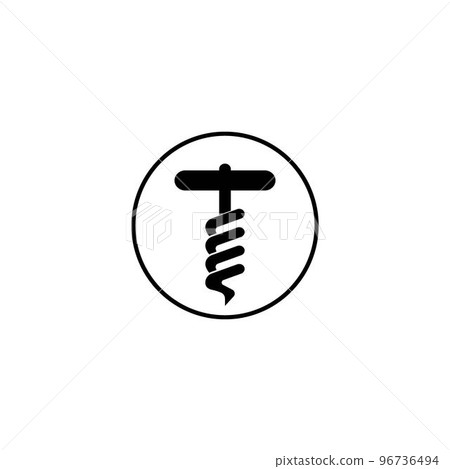 Corkscrew icon Corkscrew icon 96736494