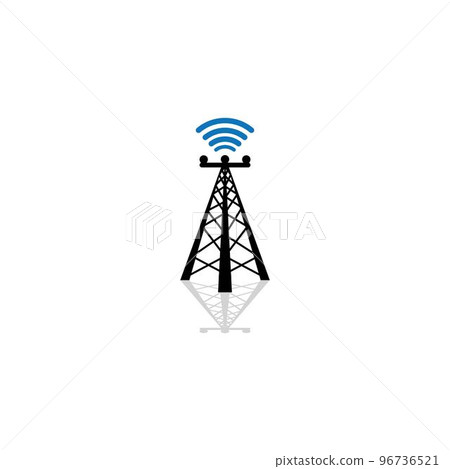 Network tower icon Network tower icon 96736521