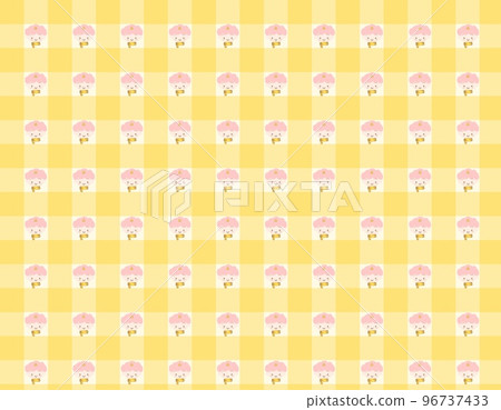 Illustration of a cute demon Plaid background material For Setsubun etc. Illustration of a cute demon Plaid background material For Setsubun etc. 96737433