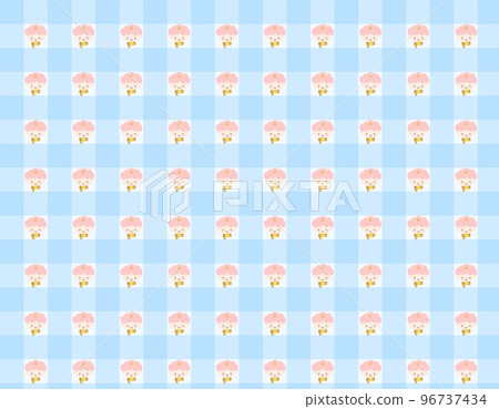 Illustration of a cute demon Plaid background material For Setsubun etc. Illustration of a cute demon Plaid background material For Setsubun etc. 96737434