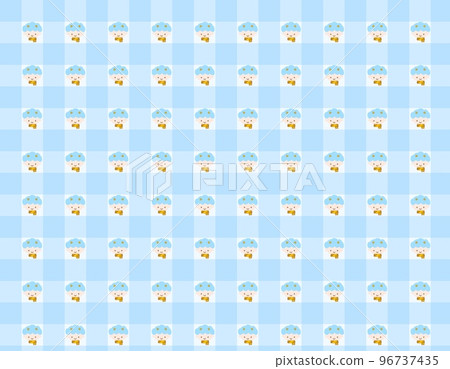 Illustration of a cute demon Plaid background material For Setsubun etc. Illustration of a cute demon Plaid background material For Setsubun etc. 96737435