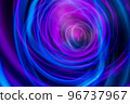 Circle light wave of energy with elegant glowing lines. Abstract technology background. 96737967