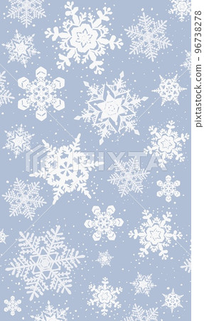 light blue christmas background illustration with snowflakes 96738278