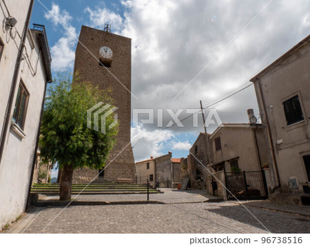 Pietravairano, a medieval village in the province of Caserta, Italy. Pietravairano, a medieval village in the province of Caserta, Italy. 96738516