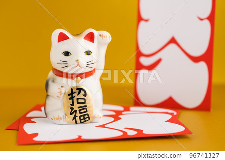 Maneki-neko Increase financial fortune - stock photo Maneki-neko Increase financial fortune - stock photo 96741327