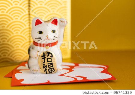 Maneki-neko Increase financial fortune - stock photo Maneki-neko Increase financial fortune - stock photo 96741329