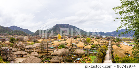 順天市樂安邑城傳統茅草屋 96742974