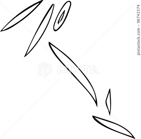 Onomatopoeia Pan black and white hand-painted 96743374