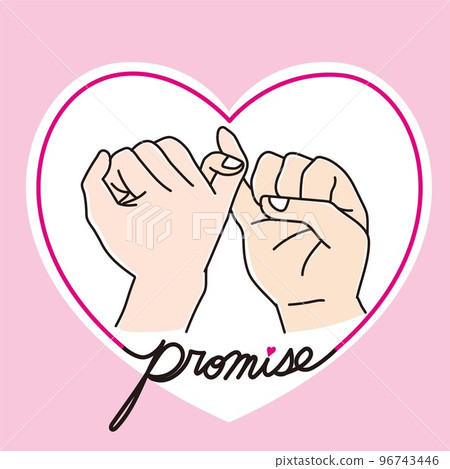 Promise_Yubikiri_Color_Line black_With background color 96743446