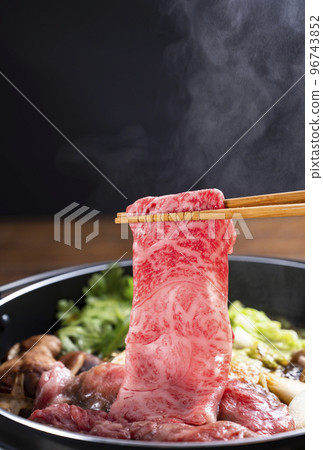 Sukiyaki cooking Sukiyaki cooking 96743852