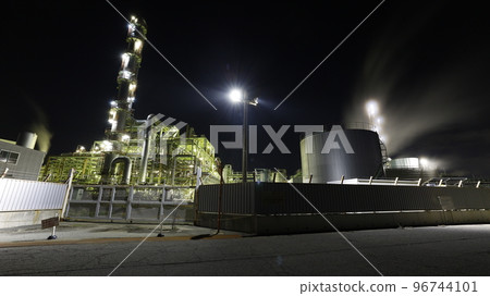 Night view of Nippon Shokubai Himeji Factory, taken at Okohama, Aboshi Ward, Himeji City 96744101