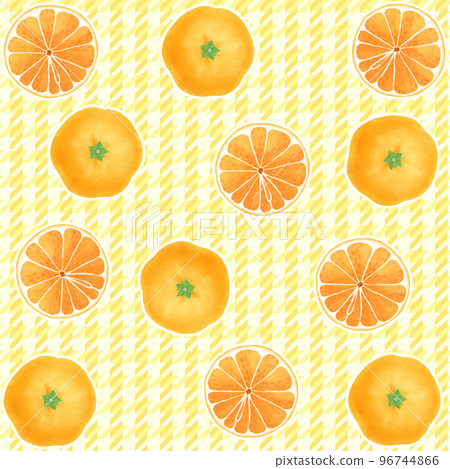 Tasty mandarin orange pattern material Tasty mandarin orange pattern material 96744866