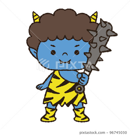 節分/惡魔/雷霆/人物插畫 96745030