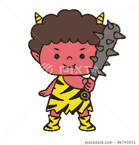 節分/惡魔/雷霆/人物插畫 節分/惡魔/雷霆/人物插畫 96745031