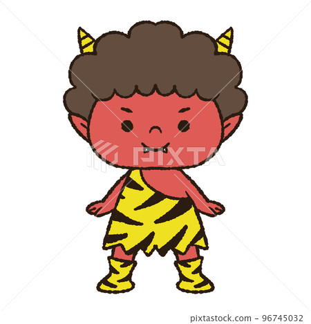 節分/惡魔/雷霆/人物插畫 節分/惡魔/雷霆/人物插畫 96745032