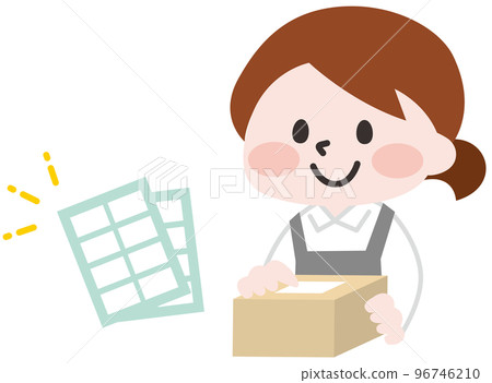 貼貼紙的女人 96746210