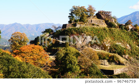 Machu Picchu in Gifu Naegi Castle Ruins Machu Picchu in Gifu Naegi Castle Ruins 96746759