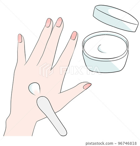 【動漫塗色】罐子容器護手霜插畫 96746818