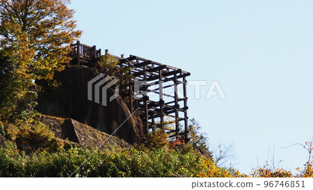Machu Picchu in Gifu Naegi Castle Ruins Machu Picchu in Gifu Naegi Castle Ruins 96746851