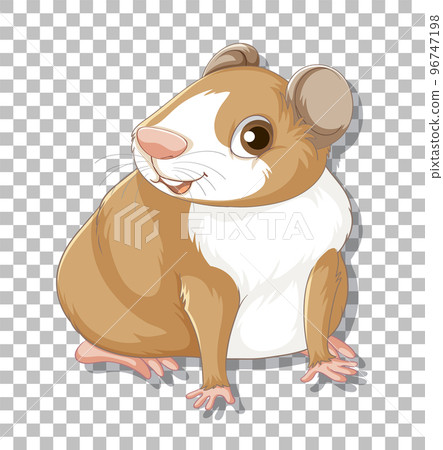 Hamster in cartoon style Hamster in cartoon style 96747198