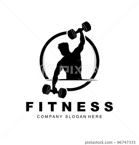 sports vector logo design template. fitness or gym icon Stock Vector Image  & Art - Alamy